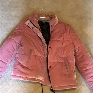 Velour top shop jacket